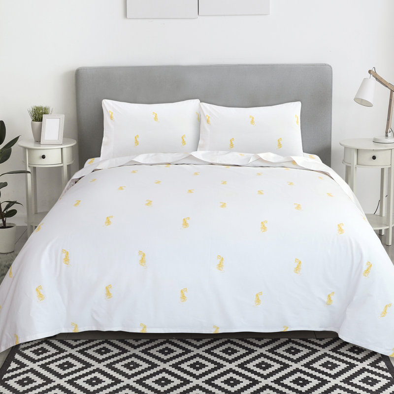 Everly Quinn 100 Cotton Animal Print Sheet Set Wayfair